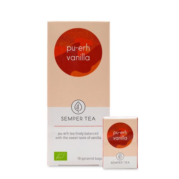 té rojo pu-erh vainilla piramides